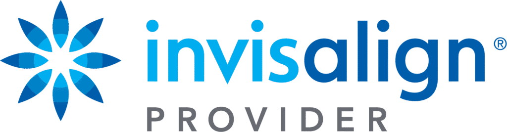 Invisalign® Provider Two-Toned Blue Logo with Transparent Background